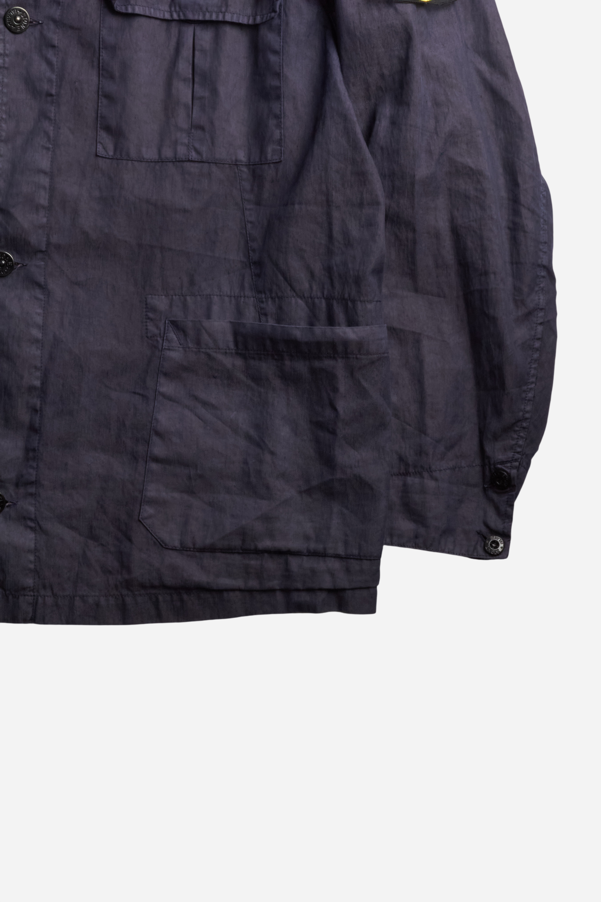 Stone Island Blue Mesh Badge Jacket