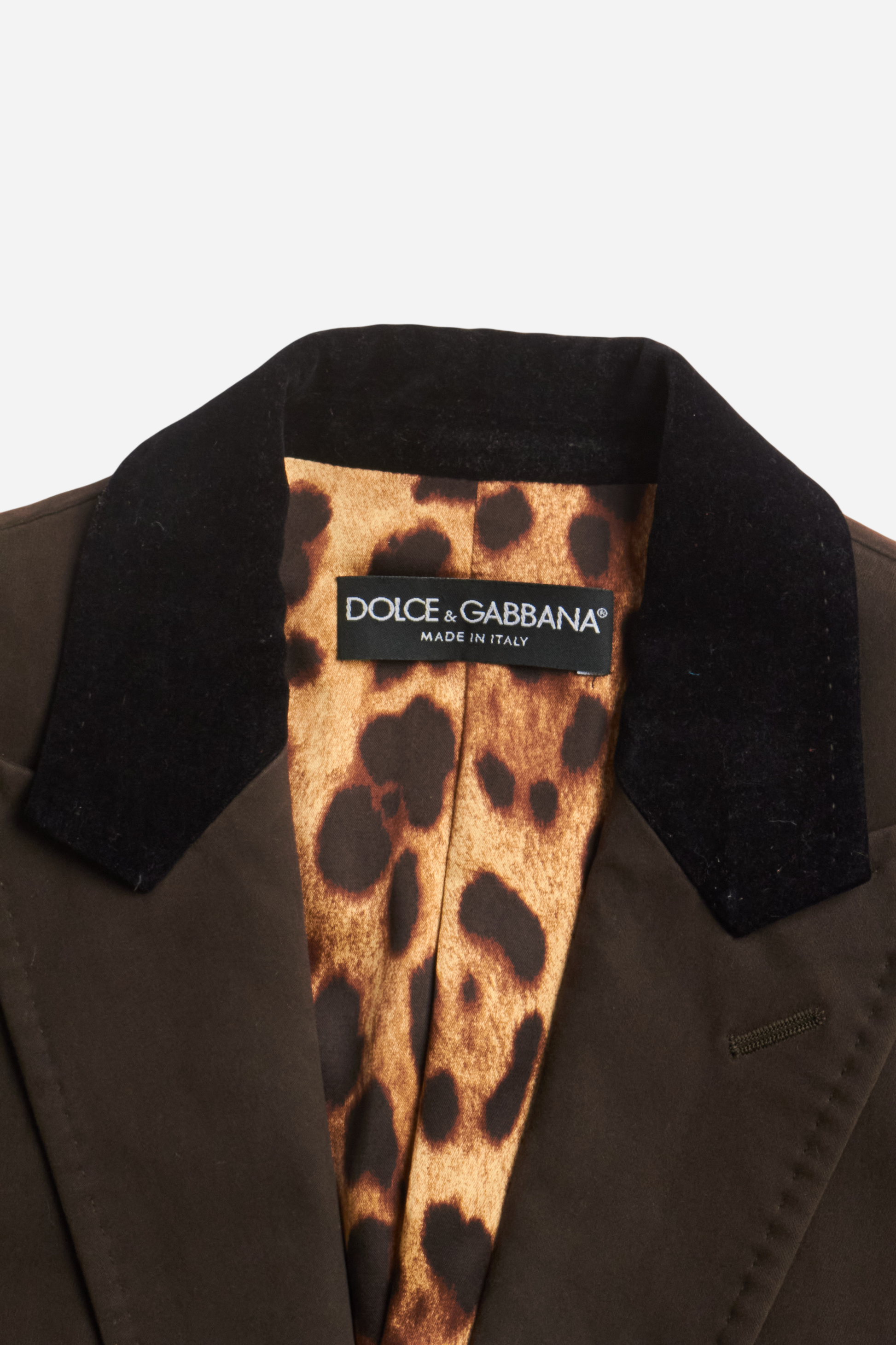 Dolce & Gabbana Brown Blazer