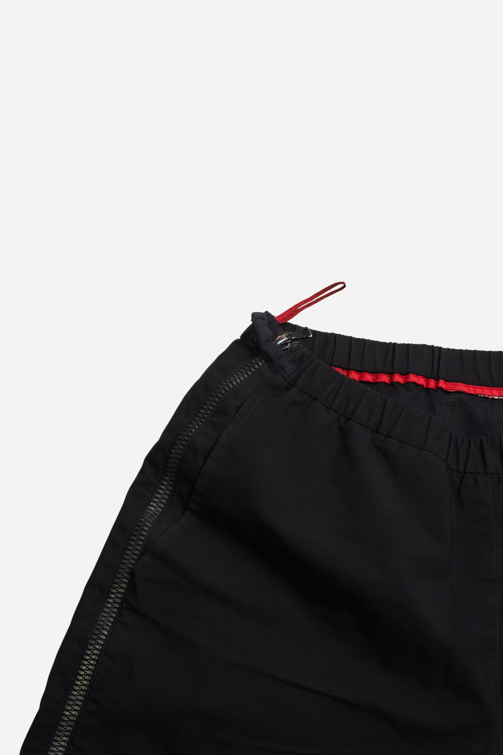 Prada Red Tab Black Gore-Tex Pants