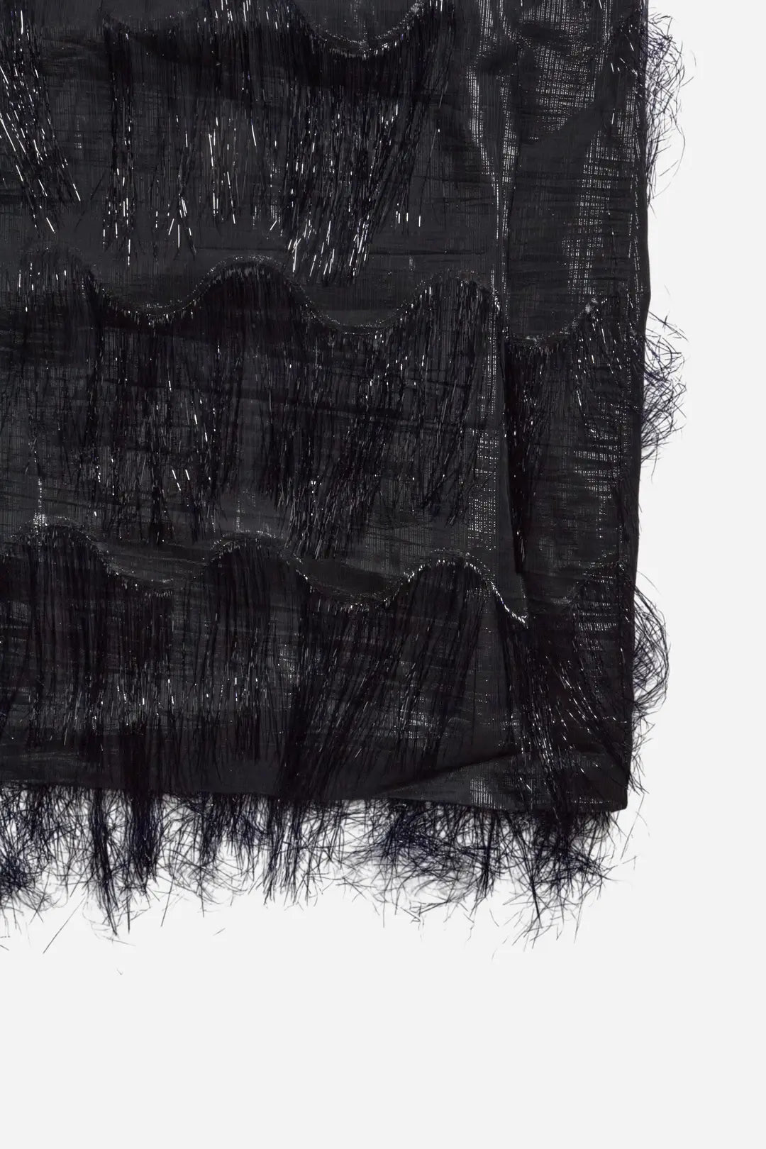 Maison Margiela 2011 Black Fringe Dress