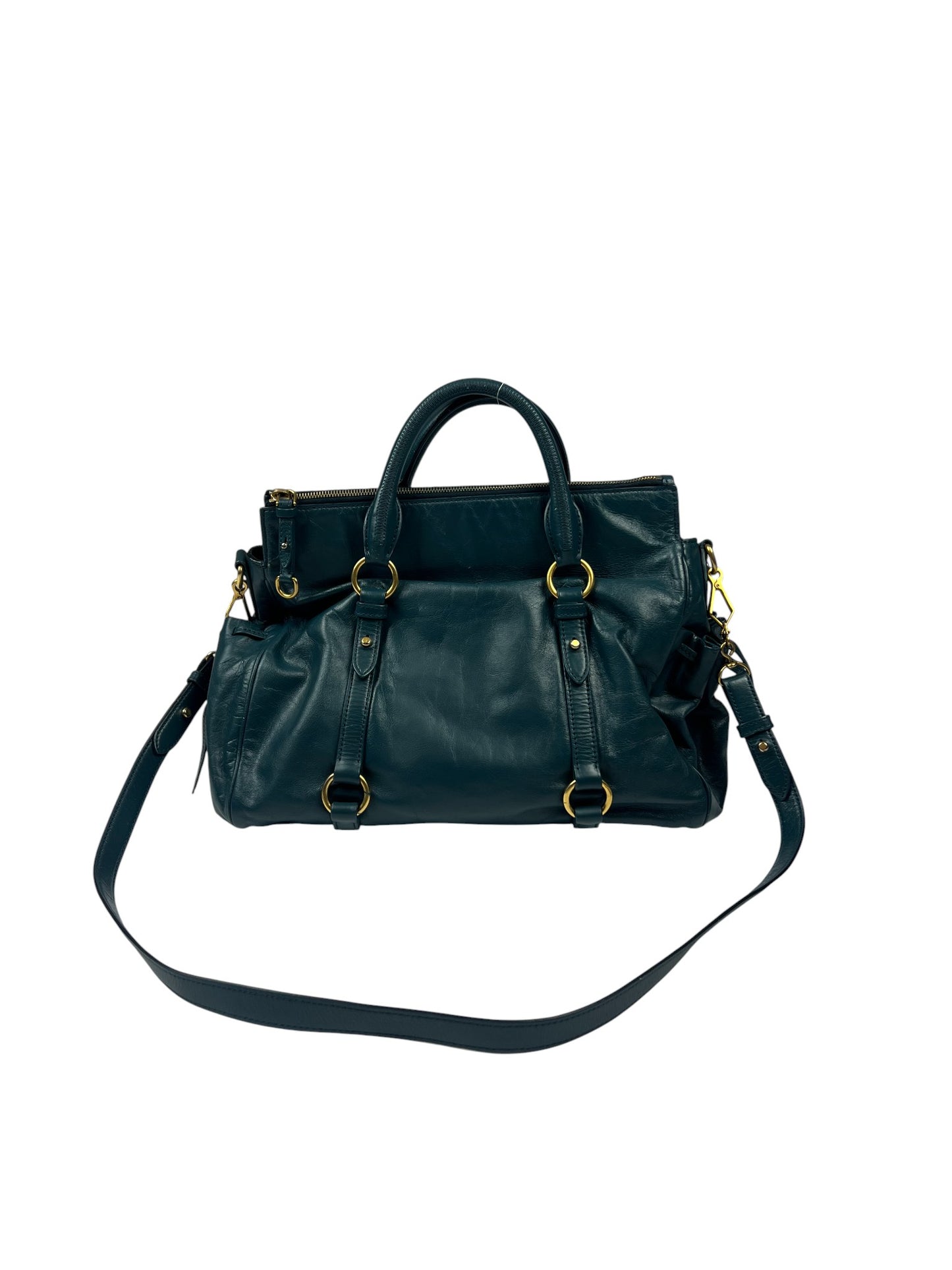 Miu Miu Blue Leather Bag