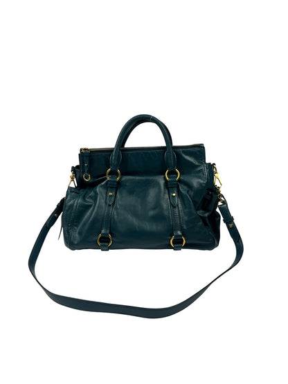 Miu Miu Blue Leather Bag