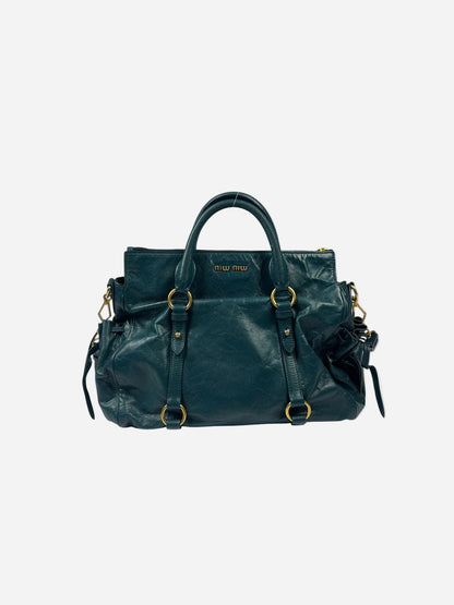 Miu Miu Blue Leather Bag
