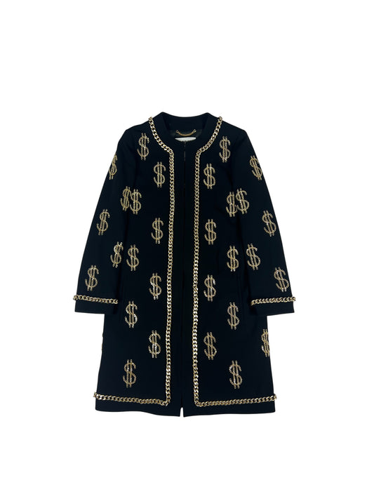 Dollar Sign Black Coat