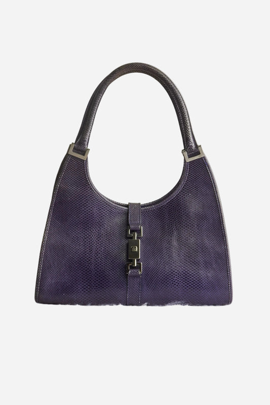 Gucci Lizard Leather 1961 Model Jackie Bag